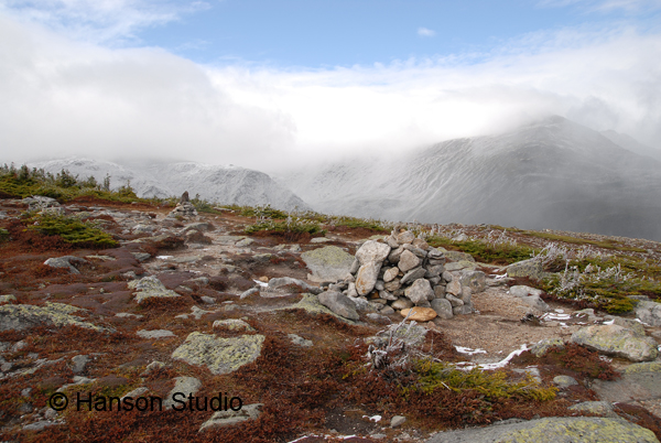 Pinkham Notch - Mt. Washington Auto Road Cairn 1/2 way up - Fall
